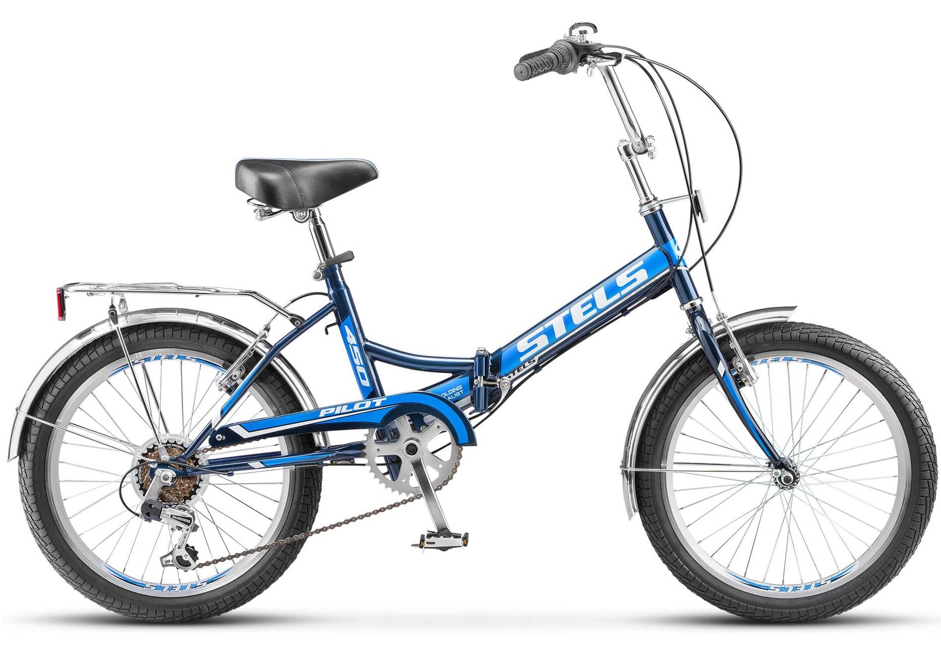 Велосипед Stels 20 Pilot 450 (LU086914) (Синий) (Вид 1)