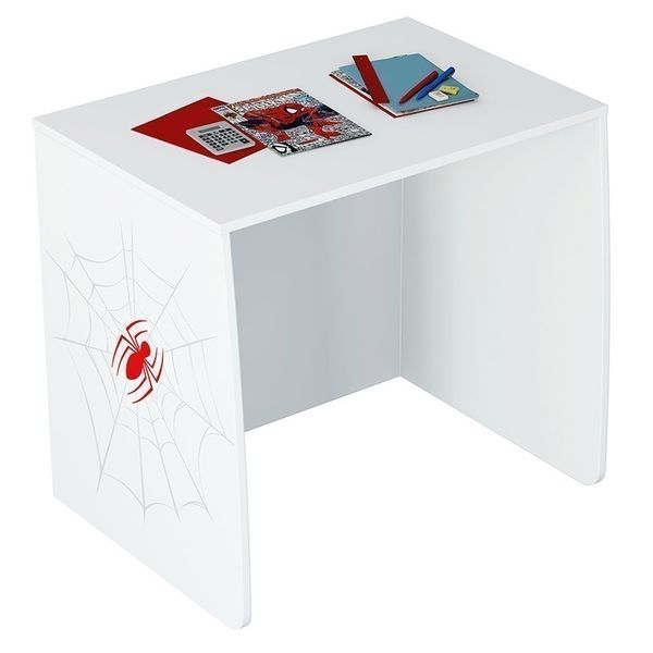 Стол для кровати-чердака Polini kids Marvel 4105 Человек паук, белый (Вид 1)