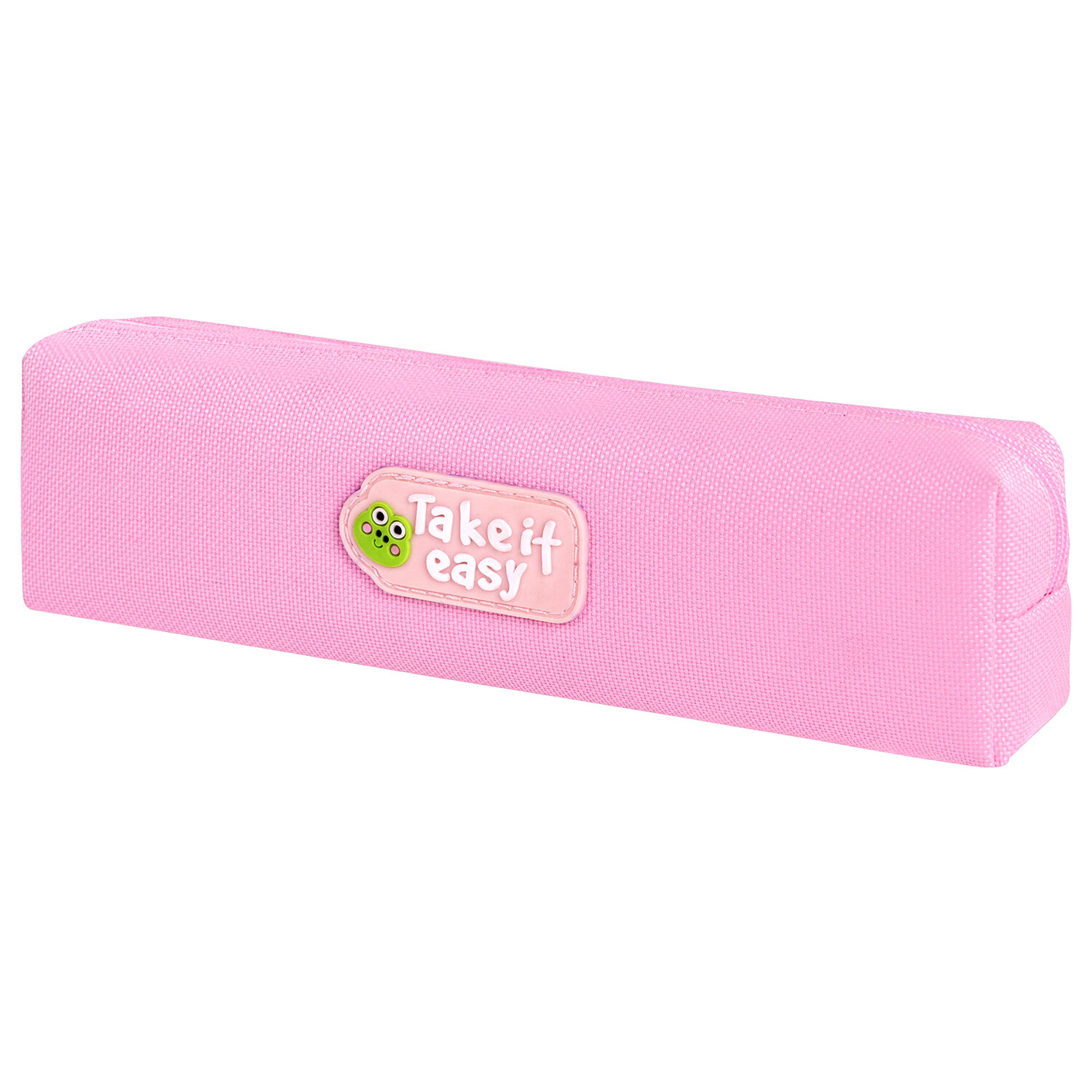 Пенал ЮНЛАНДИЯ, 1 отделение, полиэстер, аппликация, 20х6х4 см, 273802