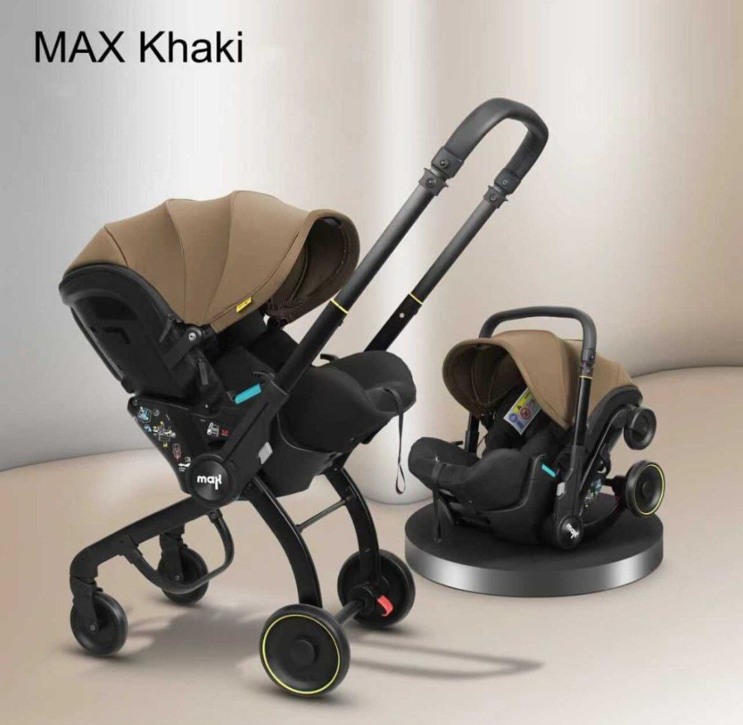 Коляска-люлька детская MAX Khaki