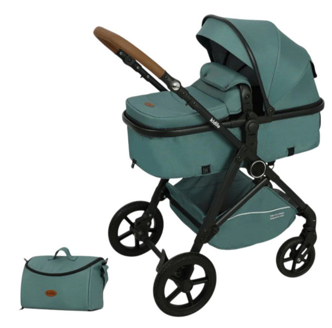 Коляска детская, цвет Army green K 08 kidilo