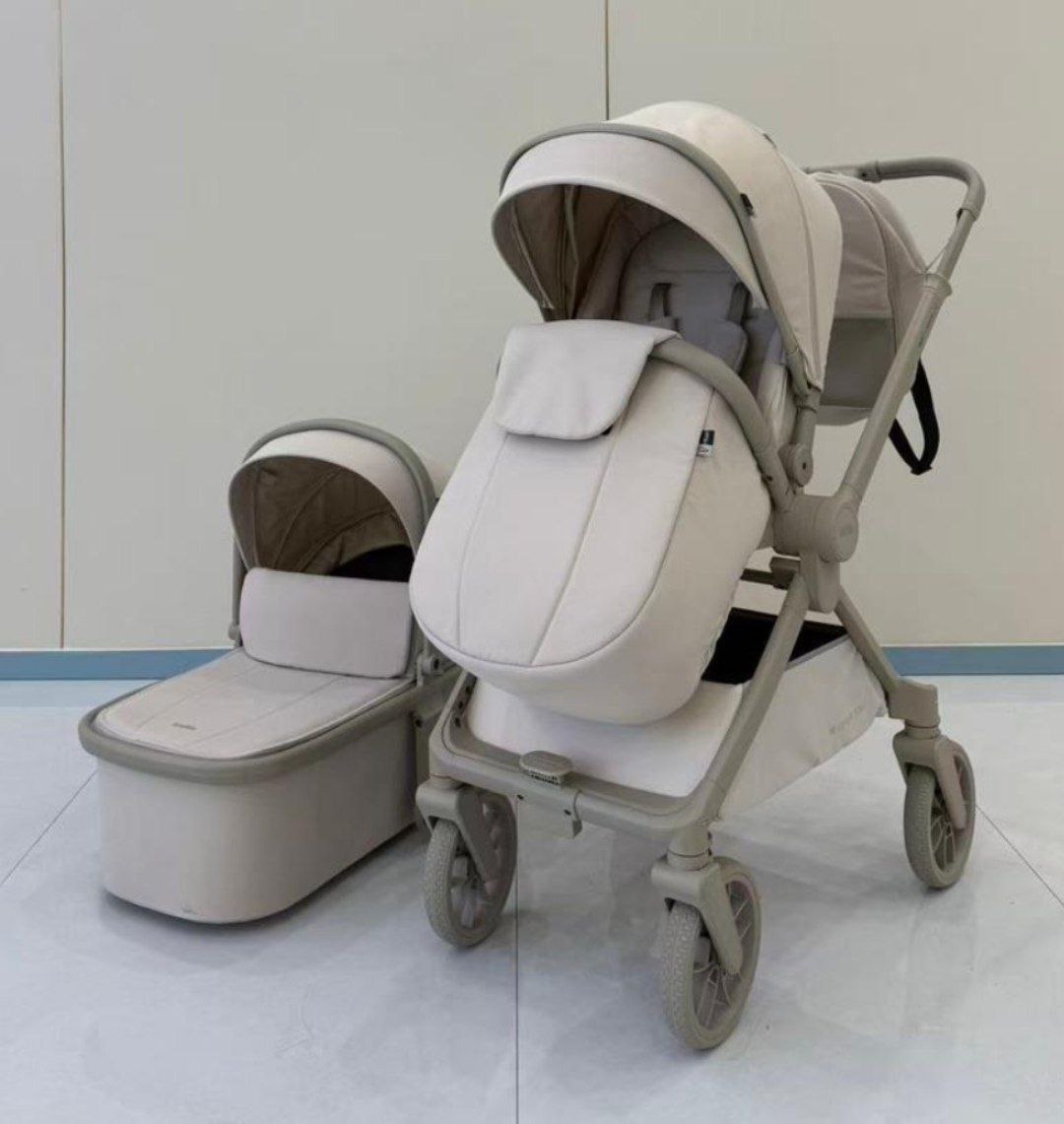 Детская коляска,цвет BEIGE , арт.D901 2 в 1 kidilo