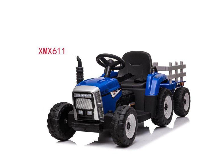 Электромобиль ТРАКТОР СИНИЙ арт.XMX 611