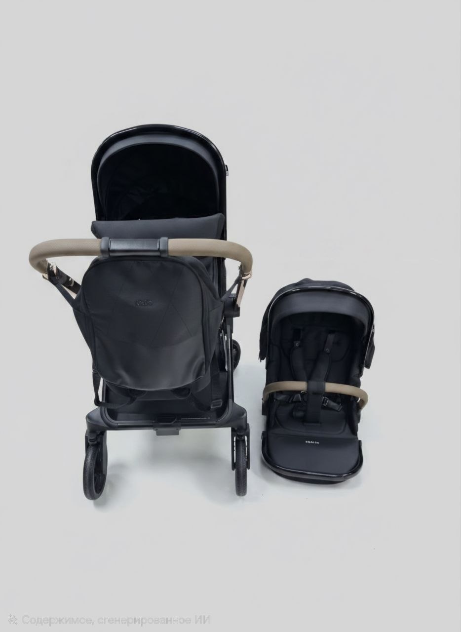 Детская коляска, цвет BLACK арт.D900 Kidilo 2 в 1