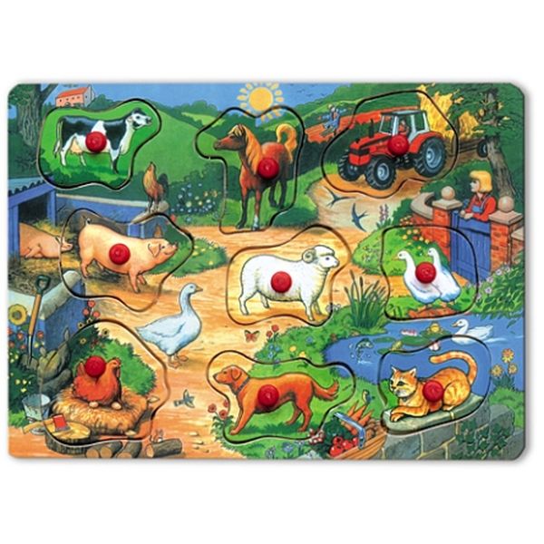 Деревянная рамка-вкладыш (21х29,5) ДОМАШНИЕ ЖИВОТНЫЕ-1 (арт. П-9676)