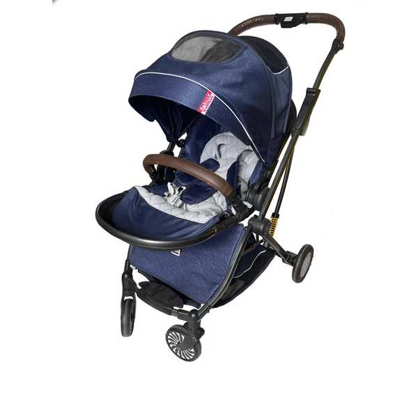 Коляска детская,цвет синий  809