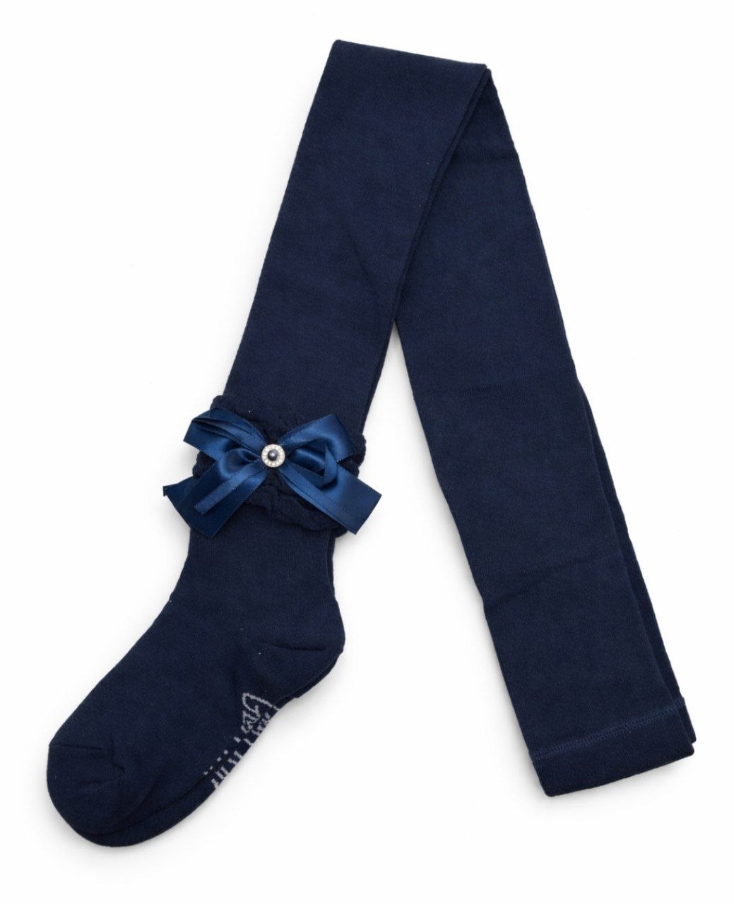 31-0016 Колготки детские, р-р 7-8 лет синий 122-128см