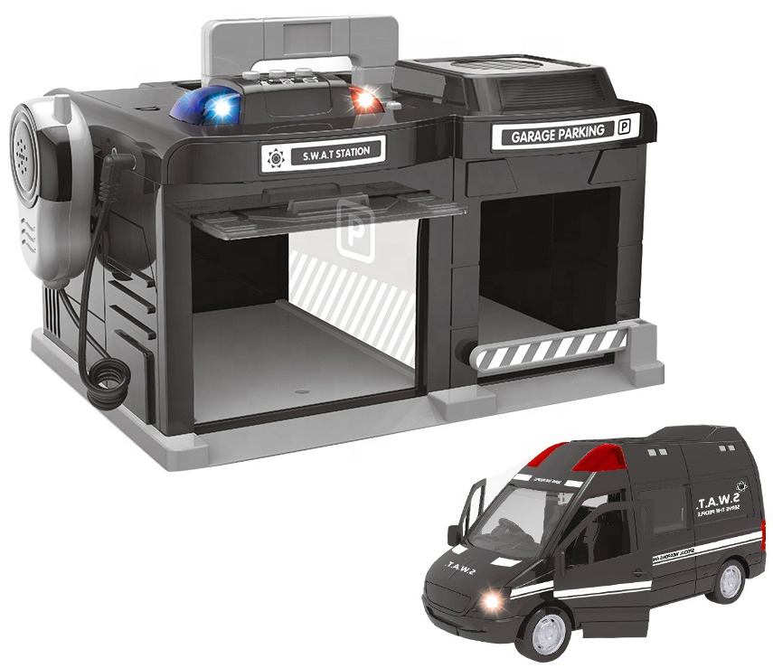 Парковка Полиция с транспортом арт.CLM-558